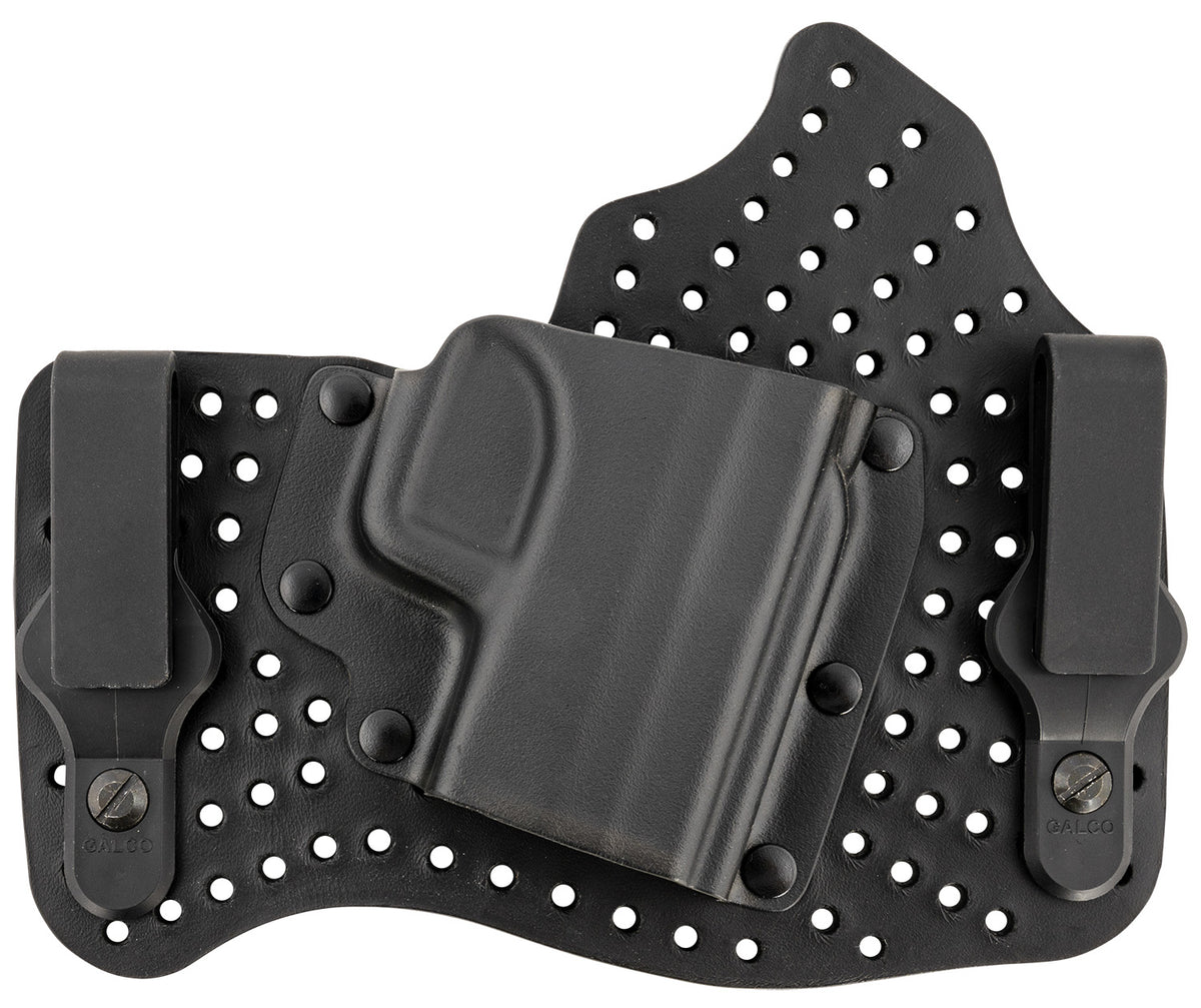 Galco KA662B KingTuk Air IWB Black Kydex/Leather Tuckable Holster Springfield XDS 3.30" Right Hand