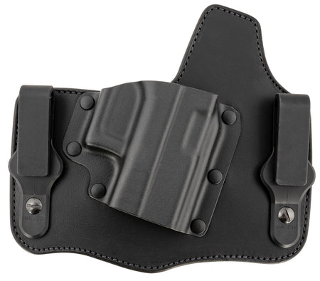 Galco KT800RB KingTuk Deluxe IWB Black Kydex/Leather Tuckable Holster Fits Glock 43 Right Hand