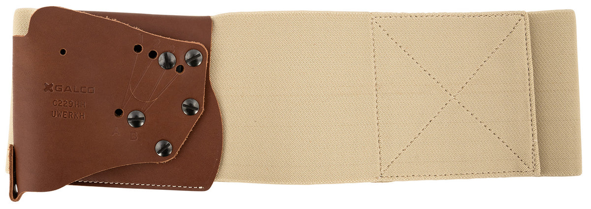 Galco UnderWraps Elite Small Khaki Nylon Belly Band Holster