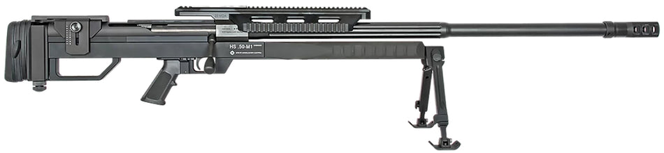 Steyr Arms 610551 HS 50 M1 50 BMG 5+1 35" Black Steel Barrel, Black Mannox Picatinny Rail Steel Receiver, Black Synthetic Adj Chassis Stock, Black Polymer Grip