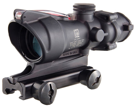 Trijicon TA31D100288 ACOG Riflescope 4x32mm Matte Black Illuminated Red Chevron .223/5.56 BDC Reticle