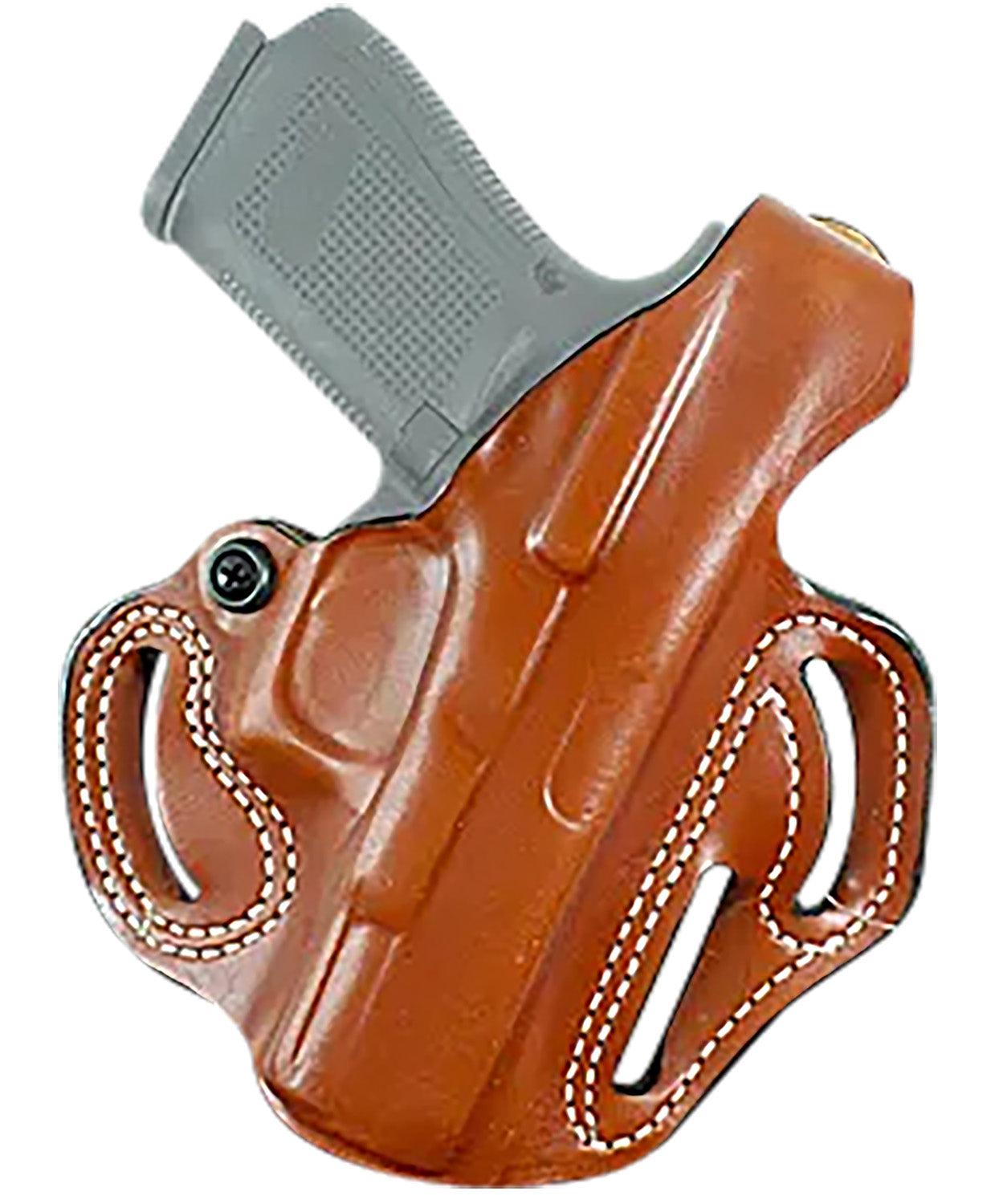 DeSantis Gunhide 001TA0XZ0 Thumb Break Scabbard Outside Waistband Tan Leather Holster Springfield Echelon RH