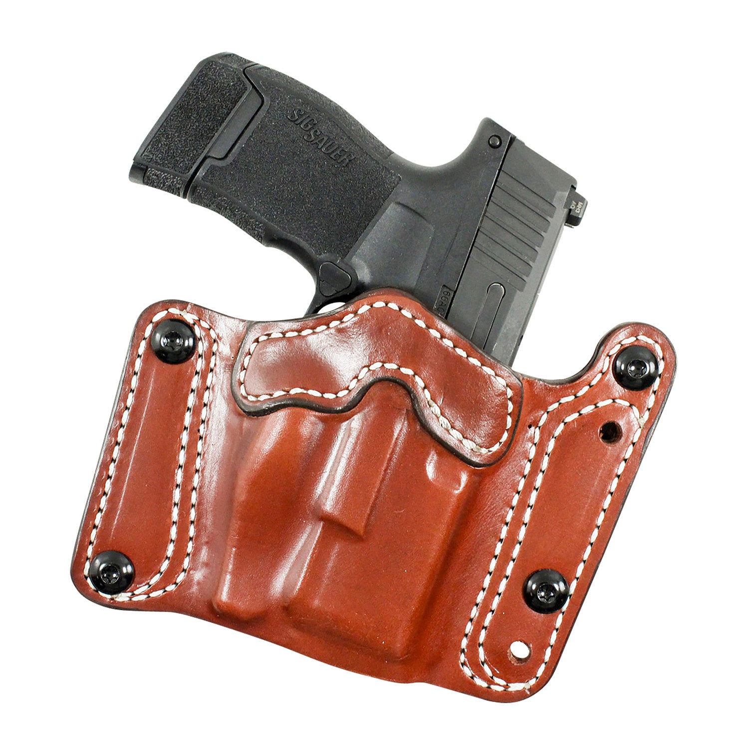 DeSantis Gunhide Variable 194 OWB Holster Tan Leather Fits Sig P320C/P250C Ambidextrous