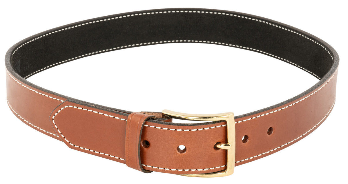DeSantis Gunhide Tan Leather Belt 40" Size Plain Lined 1.50" Width Buckle Closure