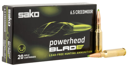 Sako PowerHead Blade Tipped Expanding Copper 120 Grain 6.5mm Creedmoor  082442959474