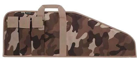Bulldog BD49943TBC 43" Throwback Camo Floatable Soft Rifle Case with Padded Interior and External Magazine Pouches