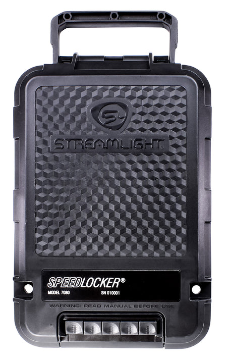 Streamlight 59000 SpeedLocker Black Polypropylene Mechanical Combination Lock