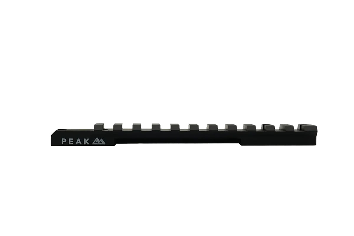 Weatherby J010003 PEAK 44 JRail Matte Black Aluminum Scope Rail for Model 307 Long Action 20 MOA Cant