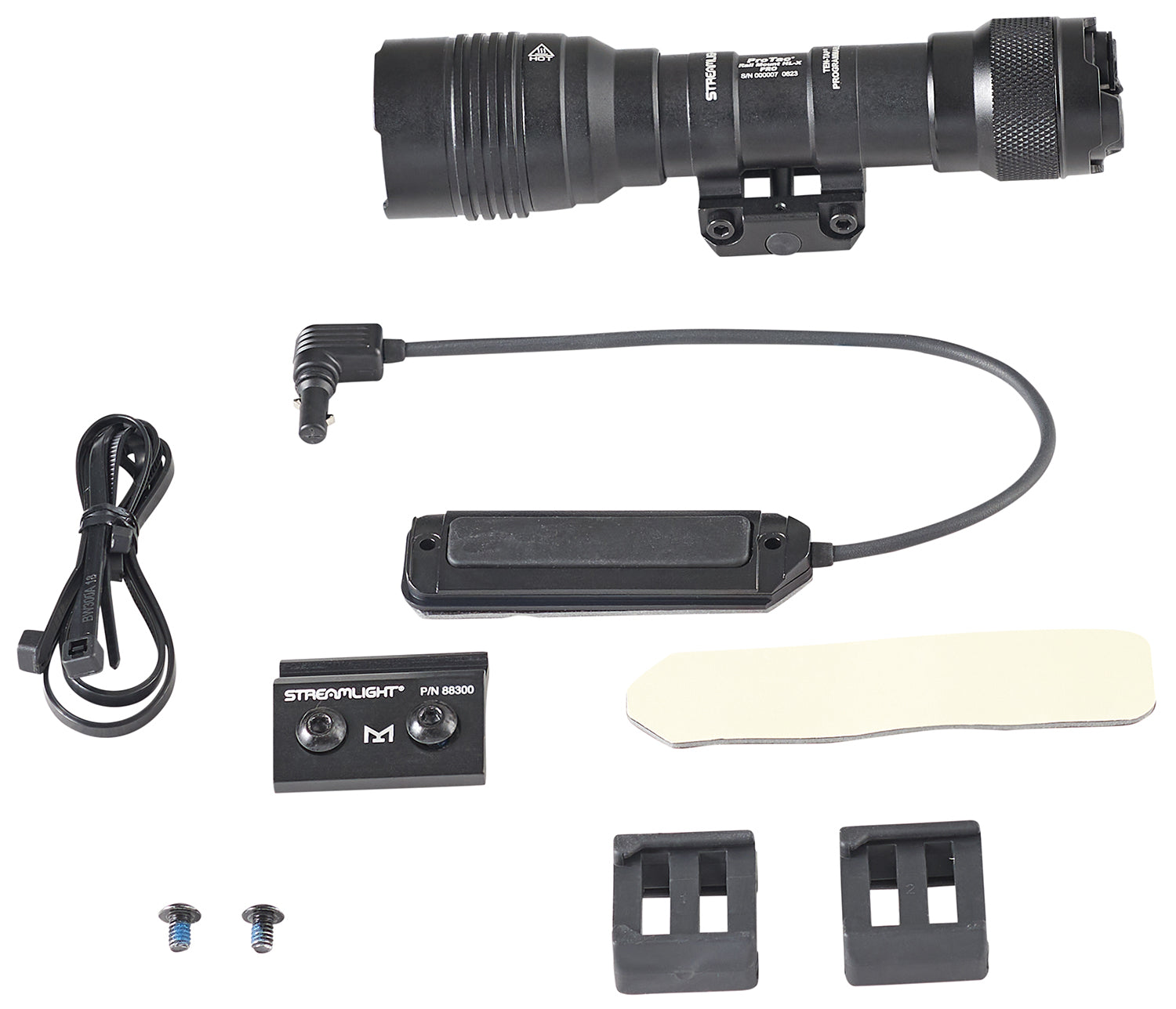 Streamlight 88126 ProTac HL-X 1000 Lumens Black Anodized Rail Mount Weapon Flashlight