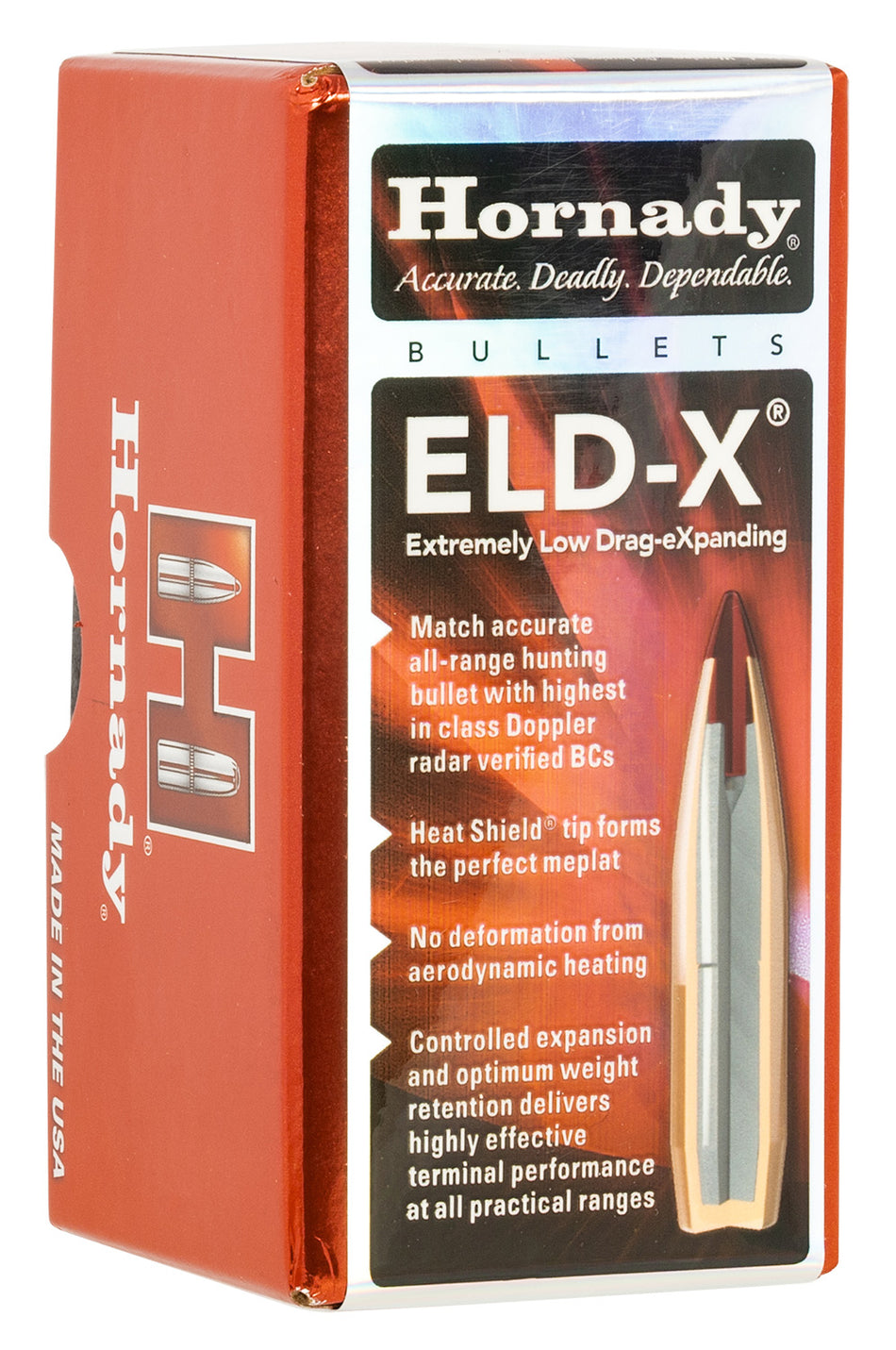 Hornady 22833 ELD-X .224 Caliber 80 Grain Hunting Bullets Box of 100
