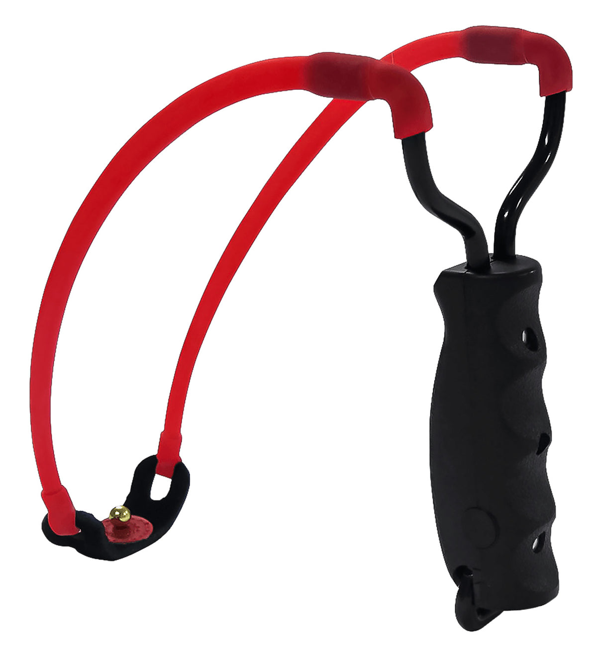 Marksman 3030 Traditional Slingshot Hyper-Velocity Bands Finger-Groove Handle