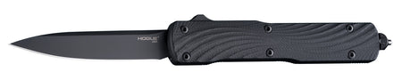 Hogue Counterstrike 3.35" Out-the-Front Drop Point Blade, Black PVD CPM 20V, Aluminum/G10 Handle with Lanyard Hole