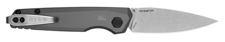 Kershaw Launch 18 Auto Spear Point Knife 2.79" Stonewashed CPM 154 SS Blade, Gray Anodized Aluminum Handle
