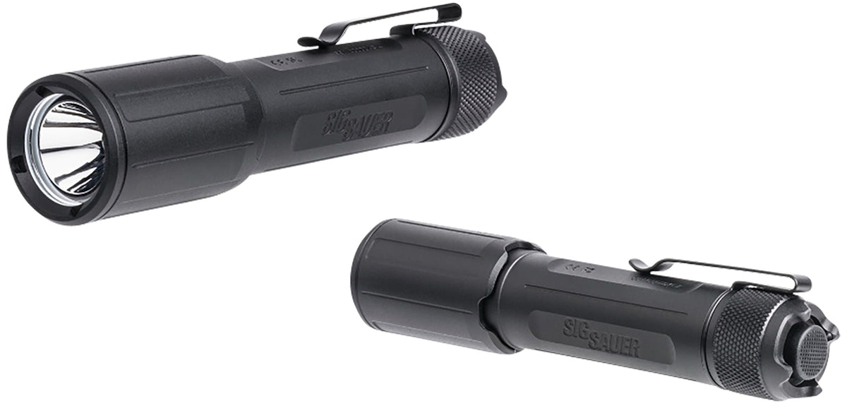 Sig Sauer Electro-Optics SOFEF001 Foxtrot-EDC Full-Size Black Rechargeable Flashlight 1350 Lumens