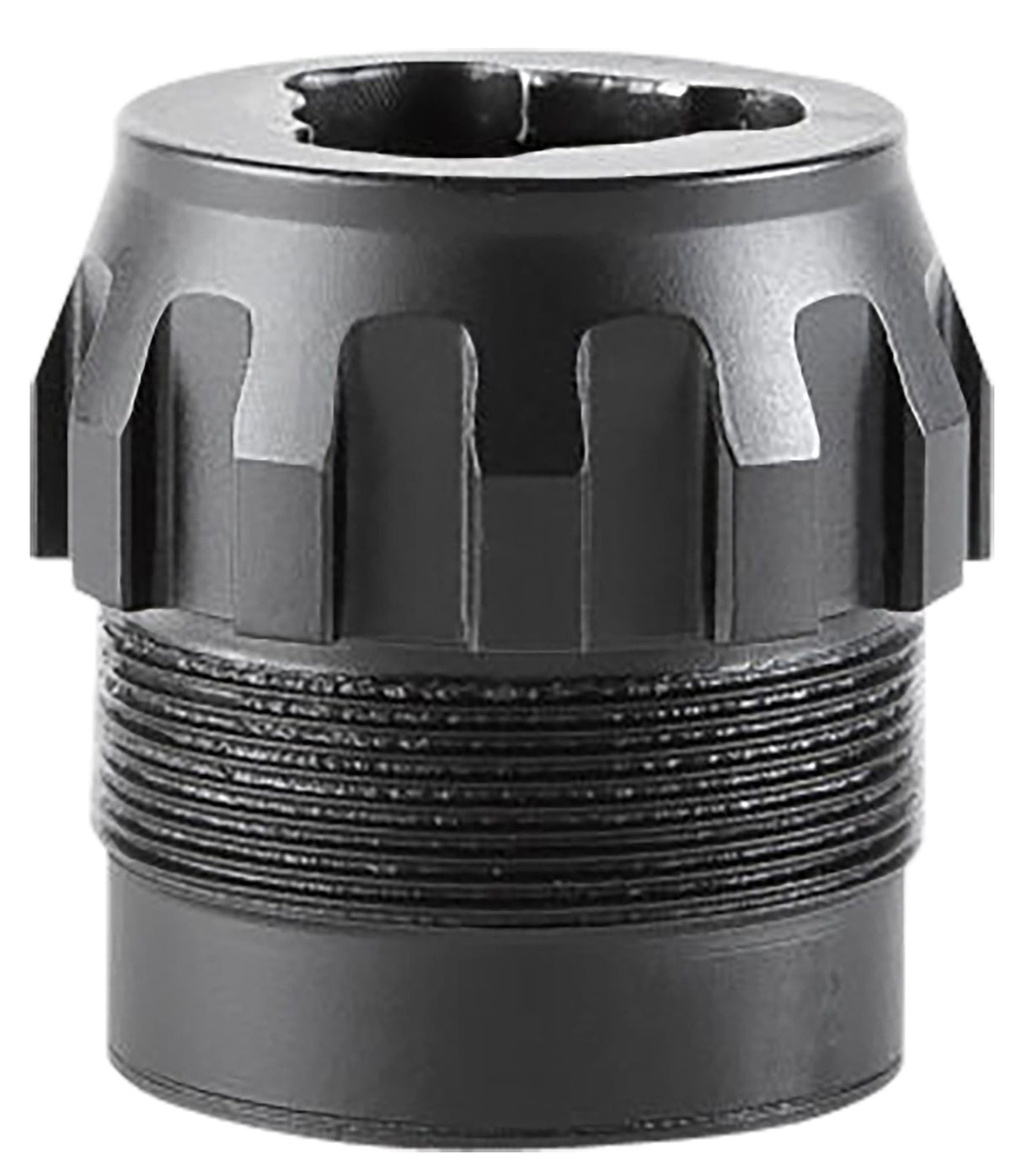 Dead Air DA444 P-Series Black Stainless Steel 3-Lug Mounting Adapter Fits Primal Wolfman Ghost 45