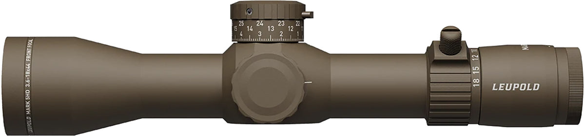 Leupold 185067 Mark 5HD 3.6-18x 44mm FFP Tremor 3 Reticle 35mm Tube Flat Dark Earth Riflescope