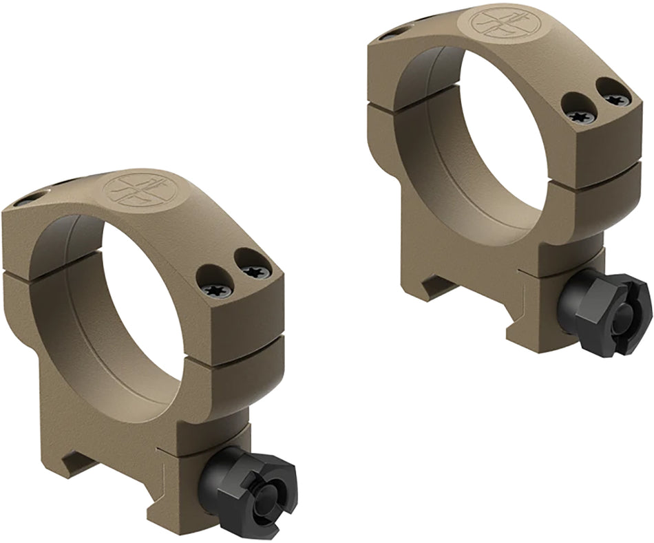 Leupold 185237 Mark 4 Flat Dark Earth Aluminum 35mm Tube High Scope Ring Mount
