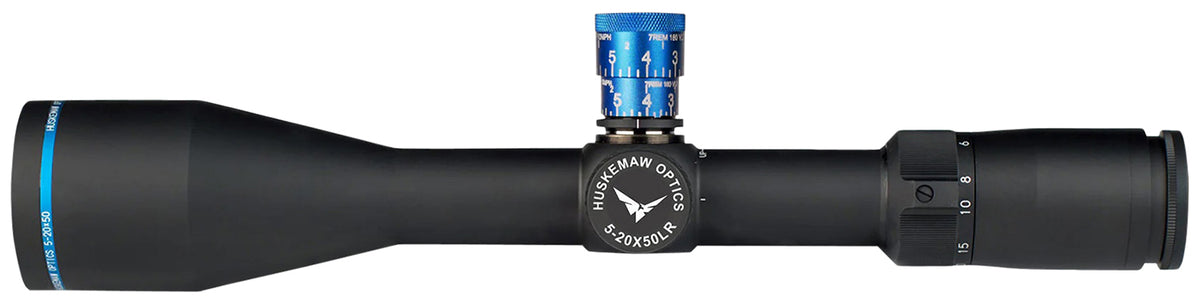 Huskemaw Blue Diamond 5-20x50mm Riflescope 30mm Tube HuntSmart Reticle Matte Black