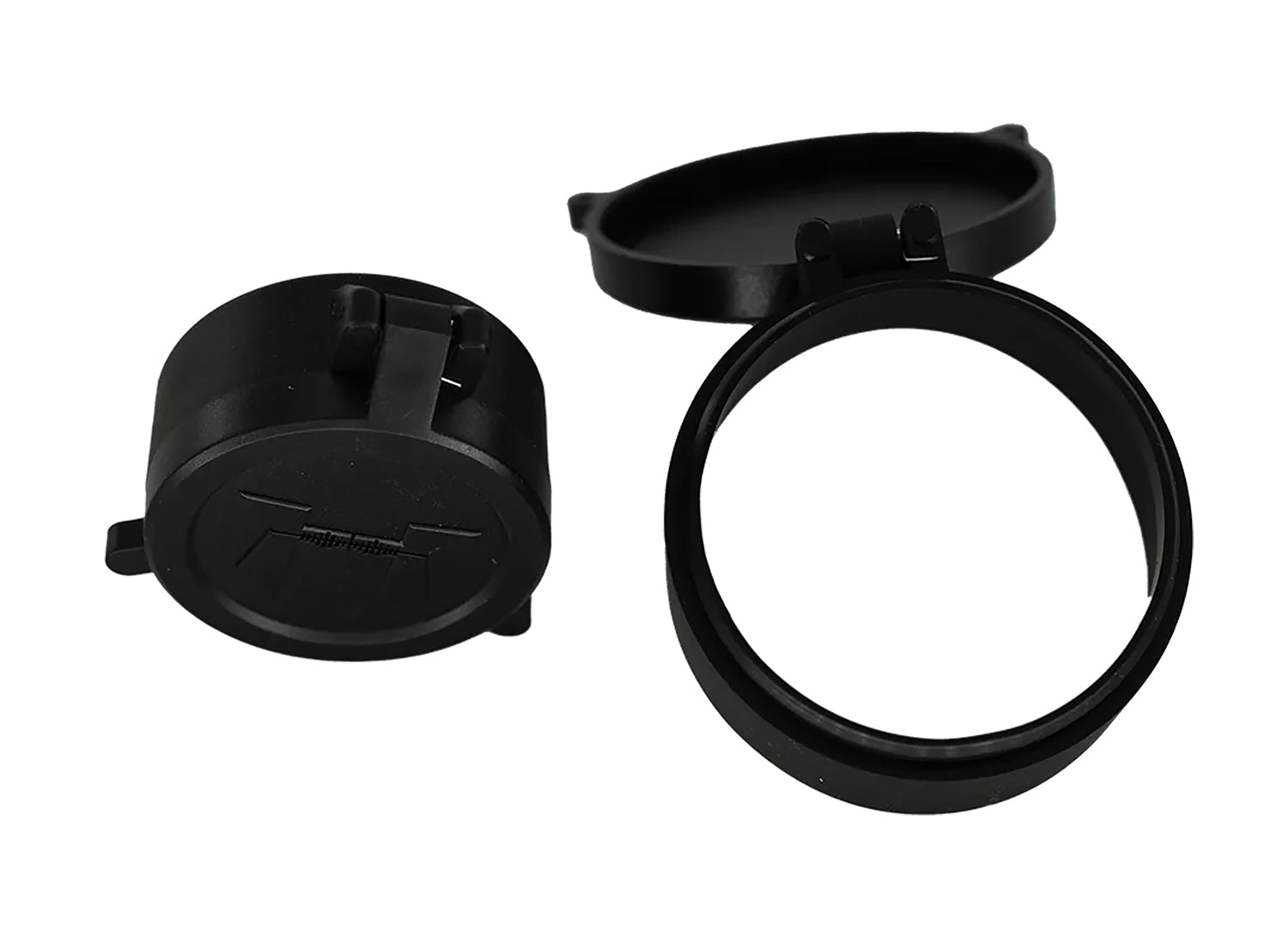 Huskemaw 20SFC530T Flip-Up Lens Caps for Tactical Hunter 5-30x56mm Scope Black Rubber 56mm Objective
