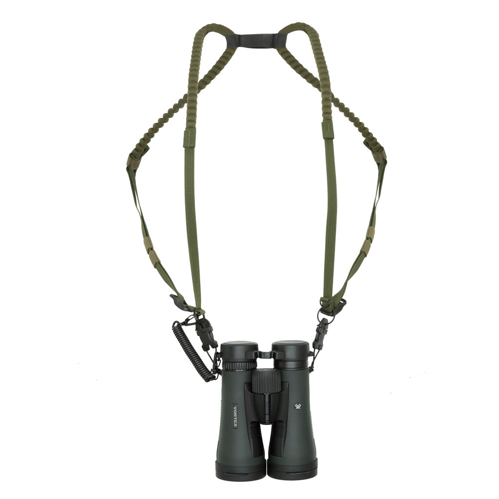 Elevation Dual Binocular Harness Green and Black
