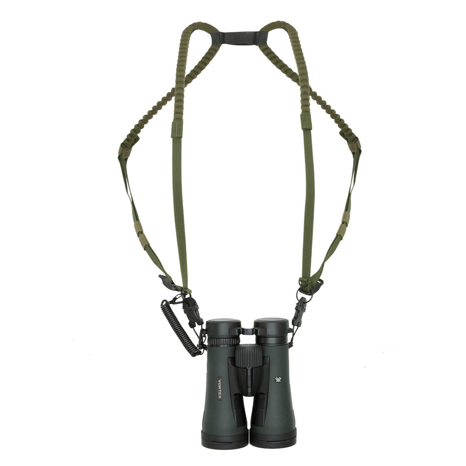 Elevation Dual Binocular Harness Green and Black