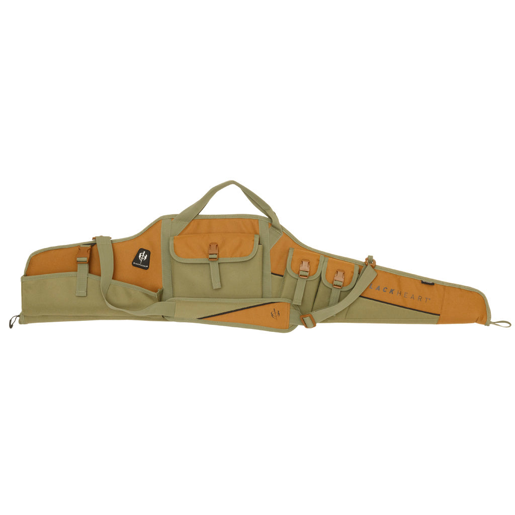 BlackHeart Vital Soft Rifle Case Inhib-X Rust Preventative 48 in. Olive/Brown