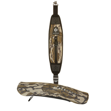 BlackHeart Max Mossy Oak Bottomlands Gun Sling with 12 in. Scope Cover