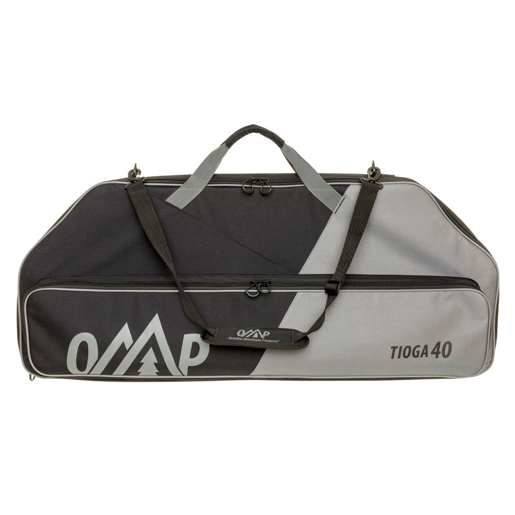 October Mountain Tioga 40 Inch Bow Case Black/Grey