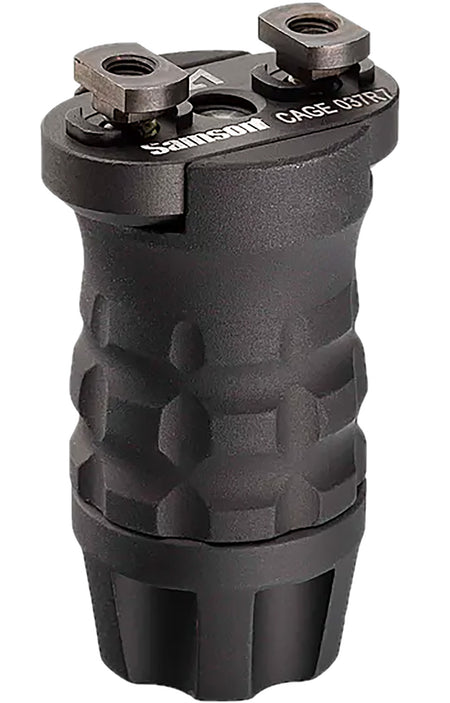 Samson Short Vertical Grenade Grip M-LOK Black Anodized Aluminum