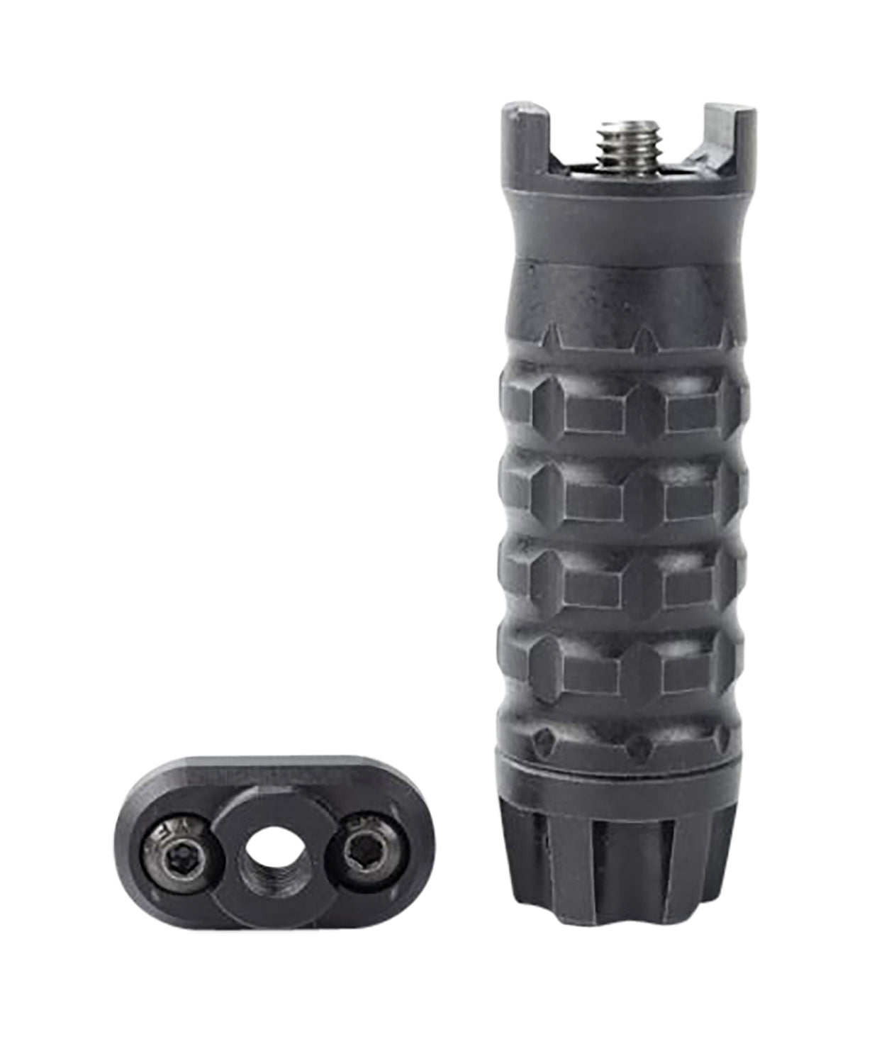 Samson Medium Vertical Grenade Grip M-LOK Black Anodized Aluminum
