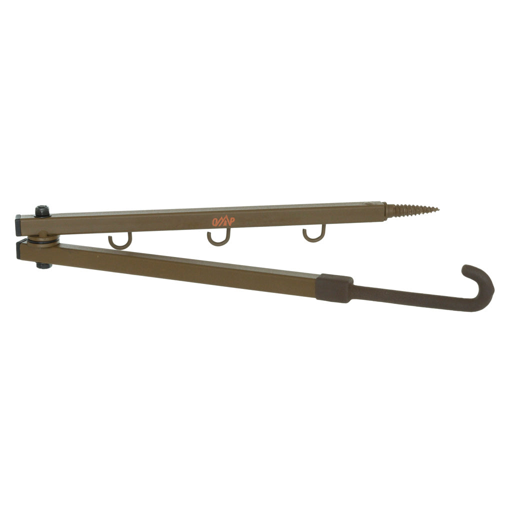 October Mountain Folding Bow Hanger 23 Inch Brown Treestand