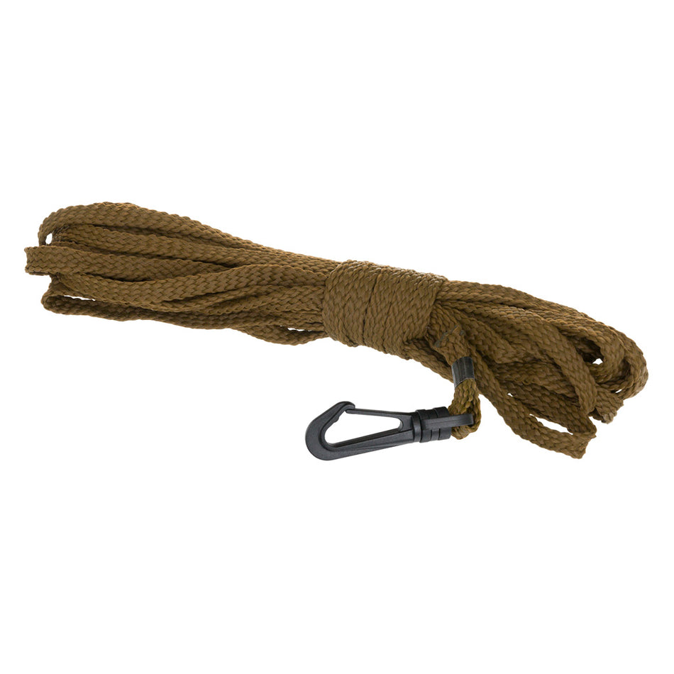 October Mountain Braided No Tangle Bow Rope Brown 30 Foot