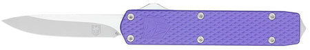 CobraTec Mini Mamba Gen II Automatic OTF Knife 2.25" D2 Blade Purple Anodized Handle Glass Breaker