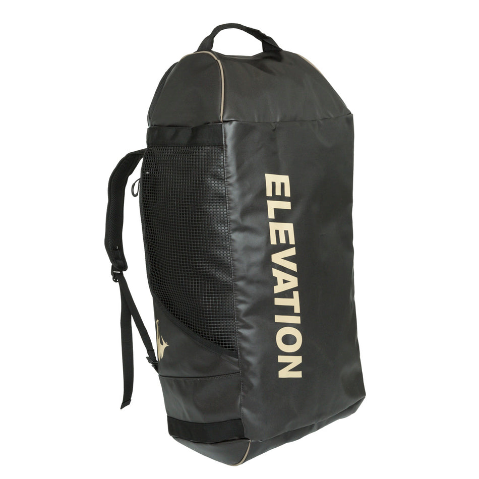 Elevation Charter Large Travel Duffel Black with Backpack Straps