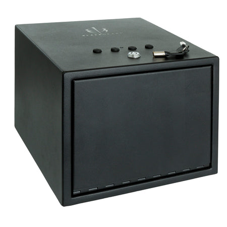 BlackHeart Double Pistol Hard Vault with Shelf Black