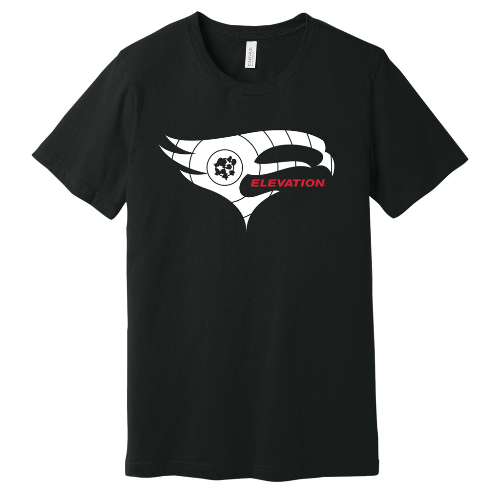 Elevation Target Print Tee Black XLarge