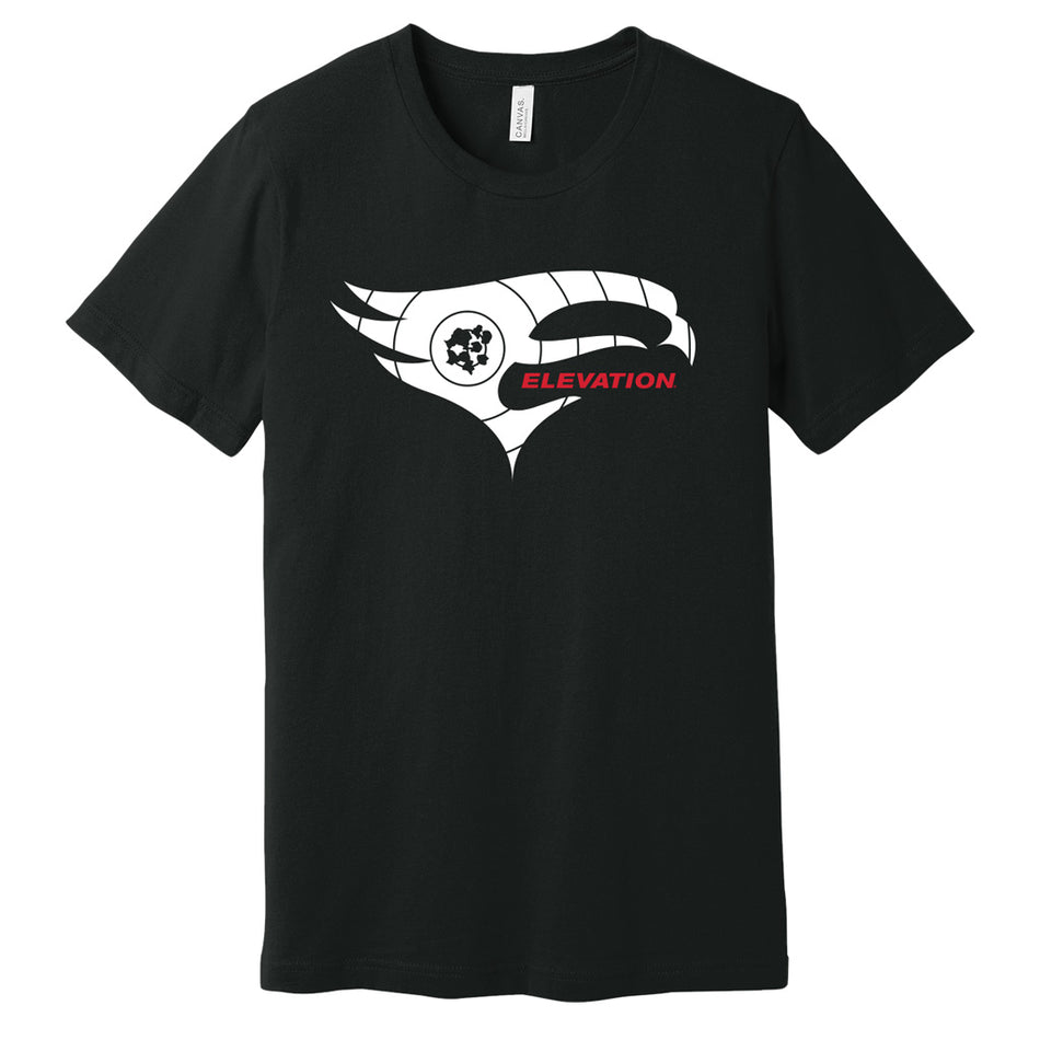 Elevation Target Print Tee Black XLarge
