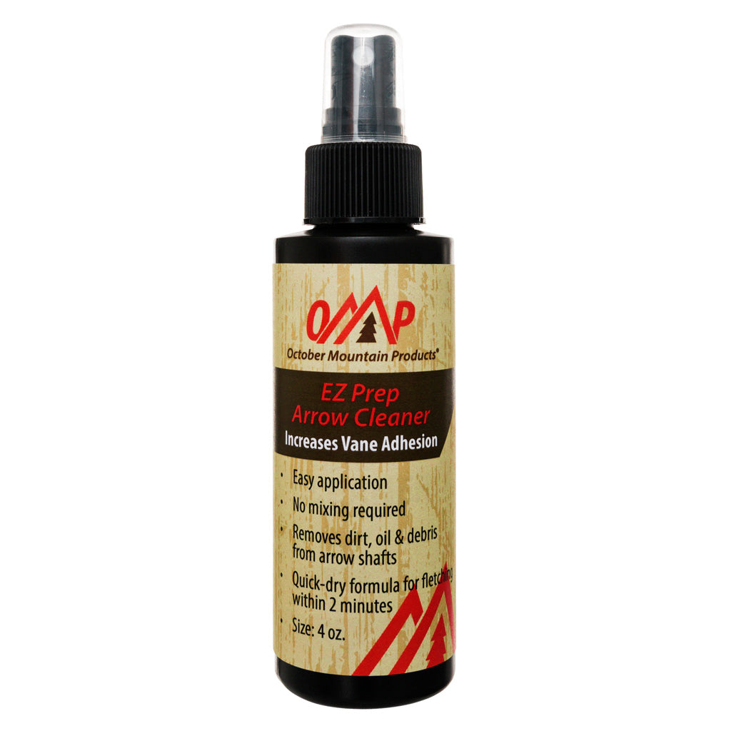 October Mountain EZ Prep Arrow Cleaning Solution for Fletching