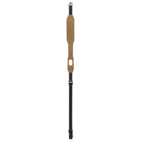 BlackHeart Backstrap Adjustable Gun Sling Brown Leather with Shoulder Pad