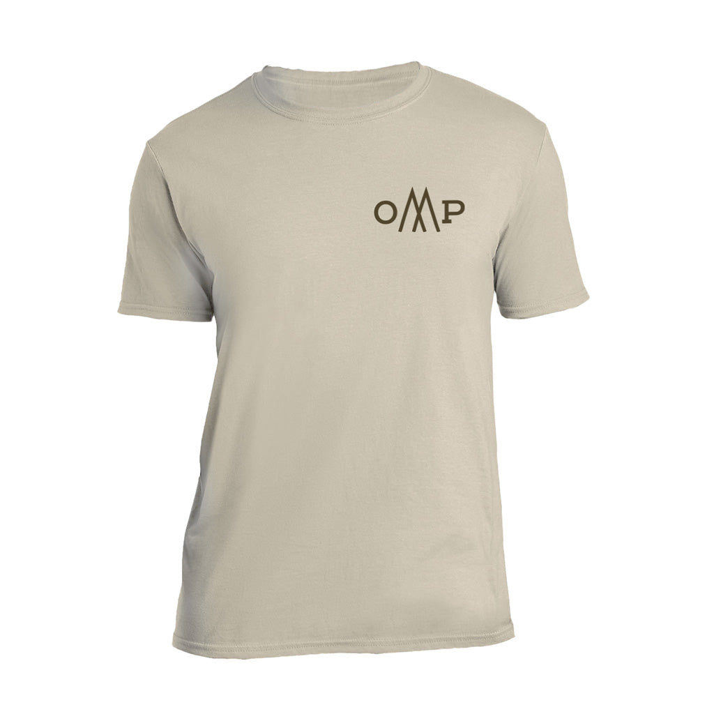 October Mountain Tradition Tee Shirt Sand Color X-Large