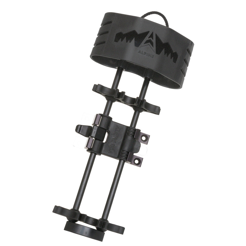 Alpine Waypoint Black 4 Arrow Quiver for Vertical Bows and Crossbows