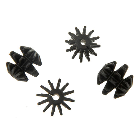 October Mountain Blackberry Bow String Silencer Black 4 Pack