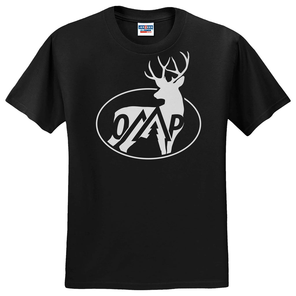 October Mountain Bucks Black Tee - Medium