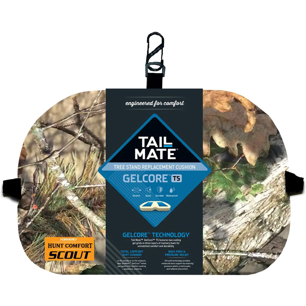 Tail Mate GelCore Hunting Seat Cushion Mossy Oak Water Resistant