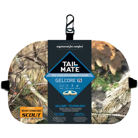 Tail Mate GelCore Hunting Seat Cushion Mossy Oak Water Resistant