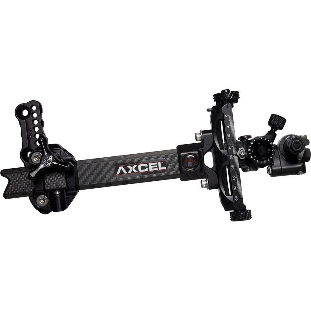 Axcel Achieve XP 2.0 Carbon Bar Compound Archery Sight 6 inch RH Black