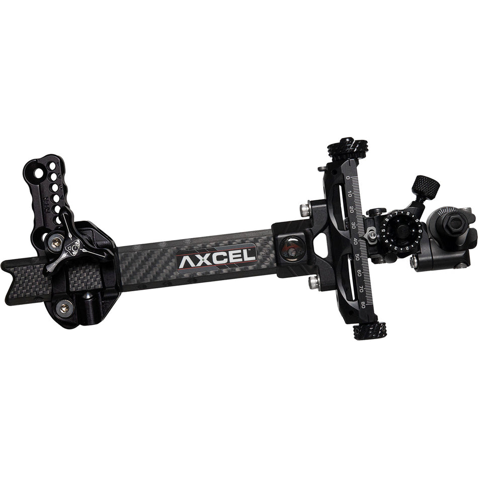 Axcel Achieve XP 2.0 Carbon Bar Compound Archery Sight 6 inch RH Black