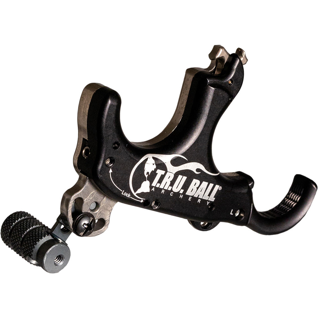 Tru Ball Trident Pro Flex Release Aid 3 Finger Brass Body Silver Large