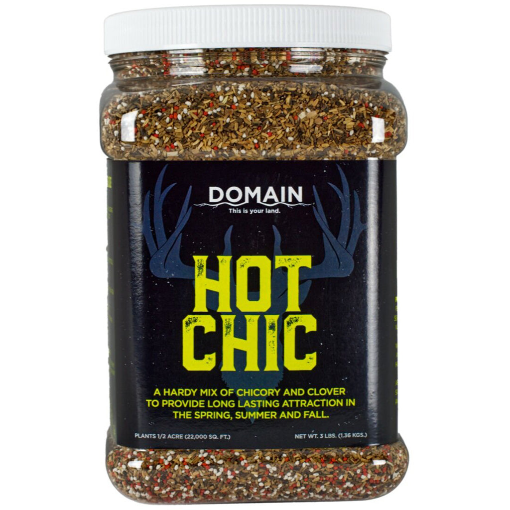 Domain Hot Chic Chicory Clover Deer Plot Seed 1/2 Acre