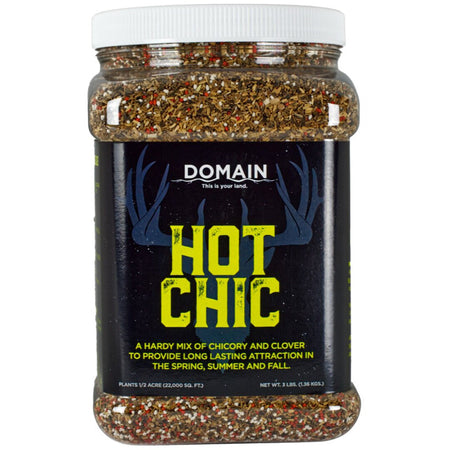 Domain Hot Chic Chicory Clover Deer Plot Seed 1/2 Acre